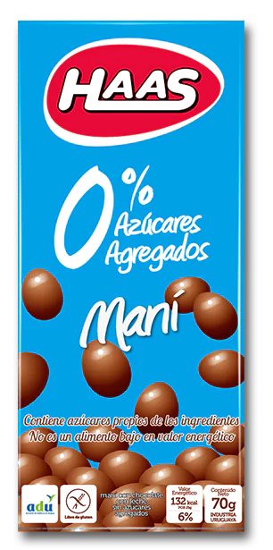 Maní recubierto con chocolate semi amargo
