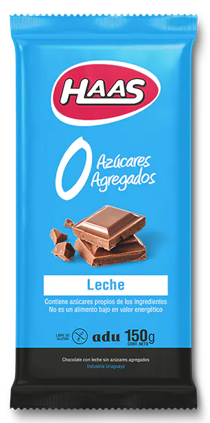 tableta de chocolate con leche sin Azúcares