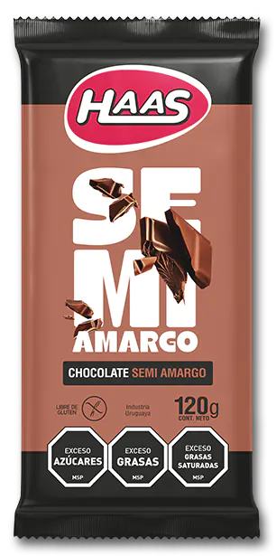 tableta de chocolate con Azúcar semi amargo