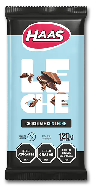 tableta de chocolate con Azúcar y leche